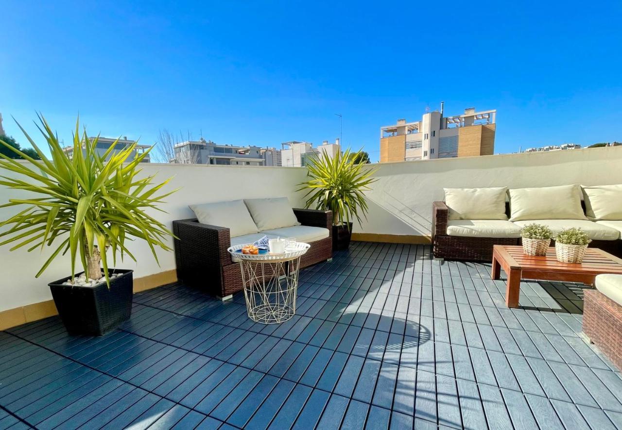 Gran Terraza Muchavista San Juan Alicante El Campello Luaran gambar